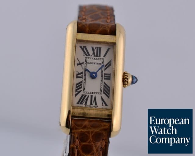 Image of Cartier Tank Louis Allongee Mini 18K Yellow Gold 