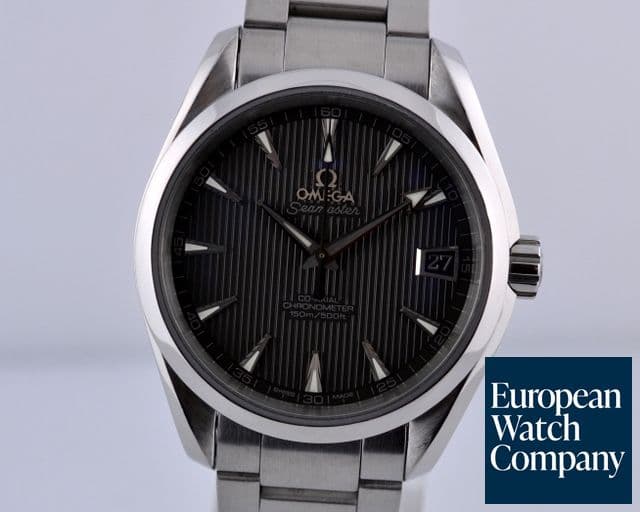 Image of Omega Aqua Terra Co-Axial Chronometer Grey Dial SS/SS 38.5MM
