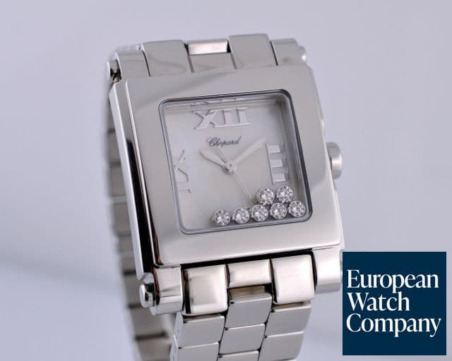 Image of Chopard Happy Sport II 7 Diamonds MOP Dial Square Medium 30MM