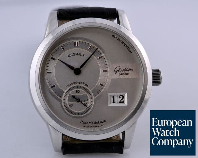 Image of Glashutte Original PanoMaticDate SS Silver Dial 39.3MM 