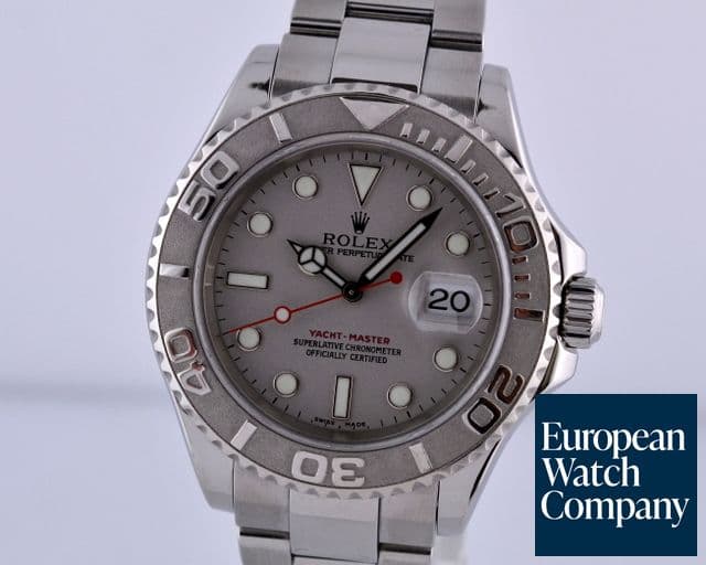 Image of Rolex Yacht Master SS Silver Dial Platinum Bezel F Series (2004)