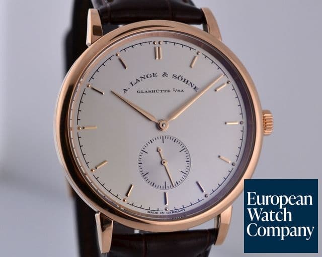Image of A. Lange and Sohne Saxonia Manual Wind 18K Rose Gold 37MM