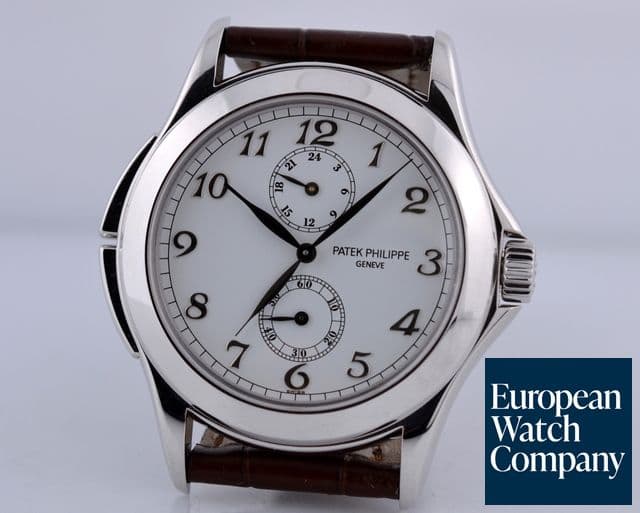 Image of Patek Philippe Travel Time 18K White Gold Arabic Numerals 37MM