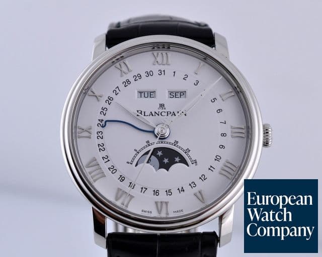 Image of Blancpain Villeret Moonphase
Complete Calendar SS White Dial 40MM