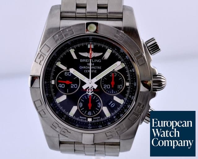 Image of Breitling Chronomat B01 Limited Edition SS/SS Onyx Dial 43.5MM 
