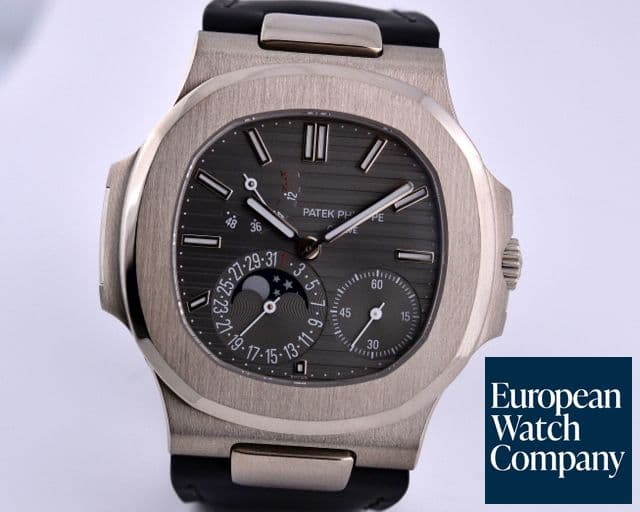 Image of Patek Philippe Nautilus Power Reserve Moonphase 18k White Gold 43MM