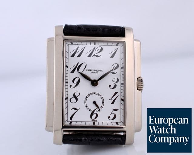Image of Patek Philippe Gondolo White Dial Arabic Numerals 18K White Gold
