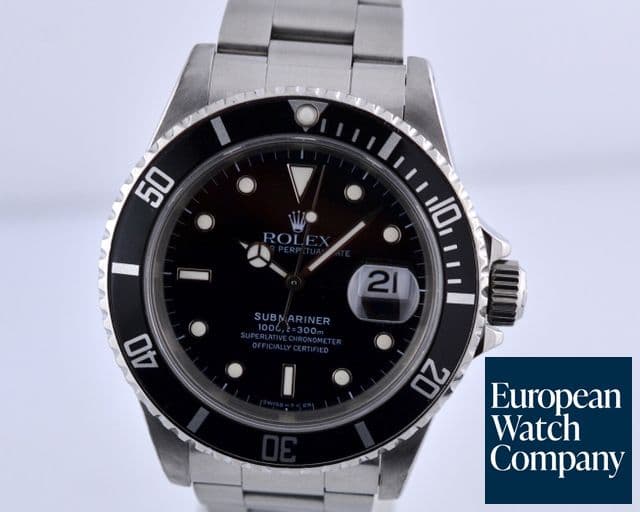 Image of Rolex Submariner SS/SS Black Dial L Series (1989) 40MM