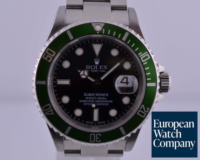 Image of Rolex Submariner 50th Aniversary SS Green Bezel F Series (2003) 40MM