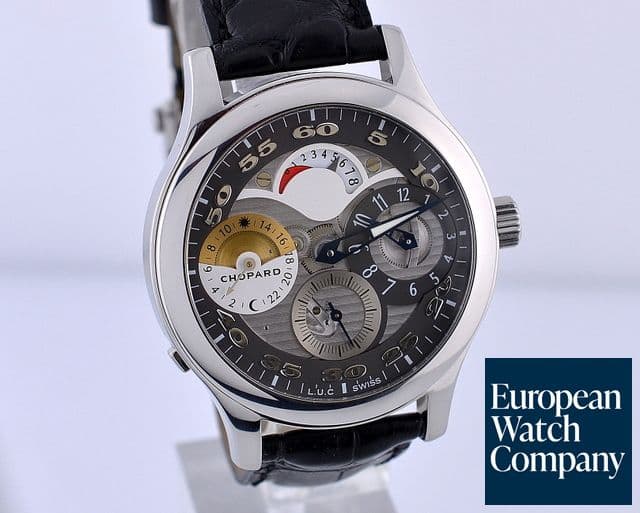 Image of Chopard L.U.C Tech Regulator GMT SS Silver / Grey Dial 39.5MM