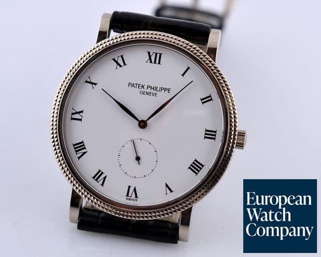 Image of Patek Philippe Calatrava White Roman Dial Manual Wind 33MM
