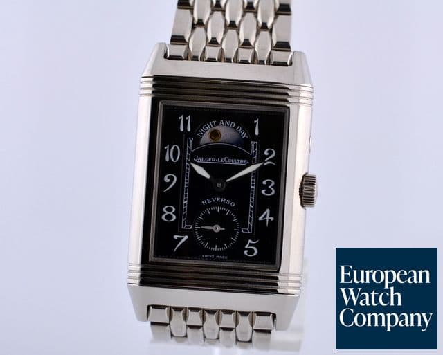 Image of Jaeger LeCoultre Reverso Duo Night & Day 18K WG /WG