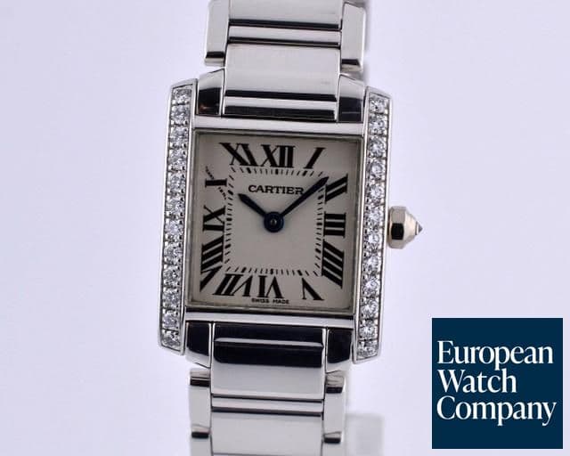 Image of Cartier Tank Francaise 18K WG /WG Diamonds Quartz 
