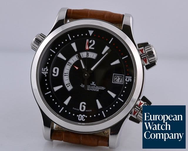 Image of Jaeger LeCoultre Master Compressor Memovox SS Black Dial 41.5MM