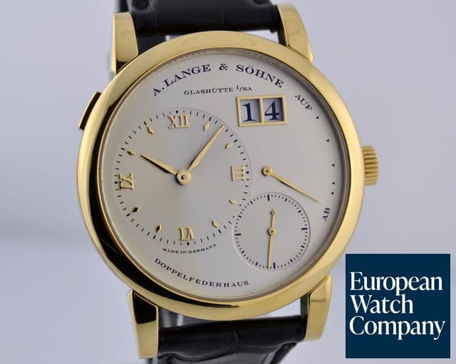 Image of A. Lange and Sohne Lange 1 18K Yellow Gold
Champagne Dial 38.5MM