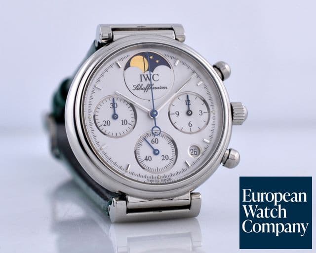 Image of IWC Ladies Da Vinci Chronograph Moon SS Quartz 