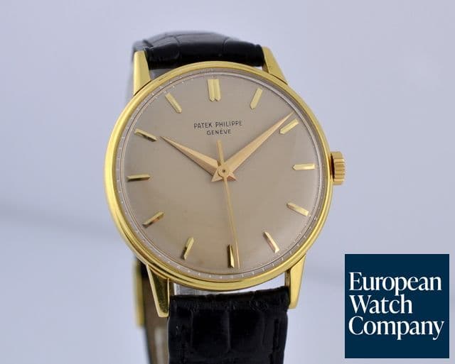 Image of Patek Philippe Calatrava 18K Manual Wind Silver Dial 34.5MM