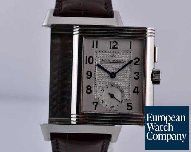 Image of Jaeger LeCoultre Reverso Duo SS / Alligator 
