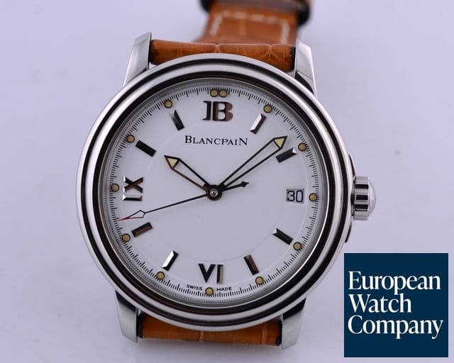 Image of Blancpain Leman SS White Dial Roman Numerals
38MM