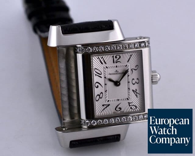 Image of Jaeger LeCoultre Ladies Reverso Florale Diamond SS Manual Wind