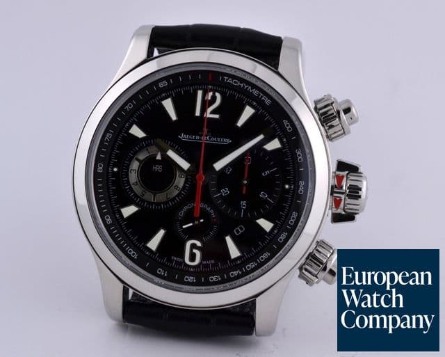 Image of Jaeger LeCoultre Master Compressor Chronograph 2 Black Dial SS 41.5MM



