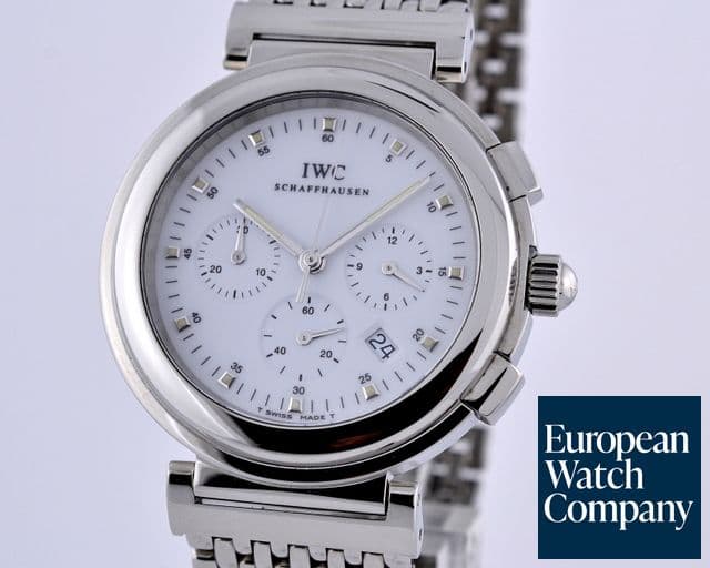 Image of IWC Da Vinci SL Chrono White Dial SS/SS 37MM