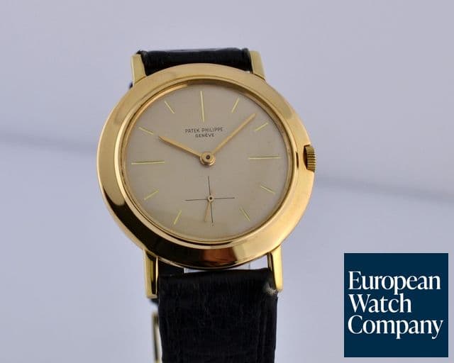 Image of Patek Philippe Vintage Manual WInd 18K Yellow Gold Cream Dial 1963