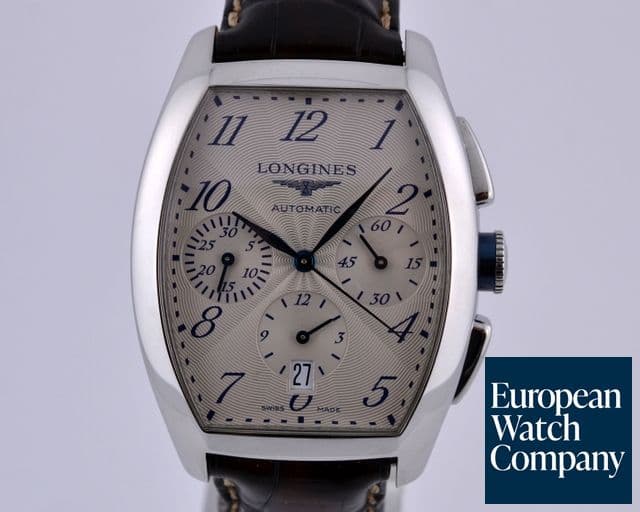Image of Longines Evidenza Automatic Chronograph SS Silver Dial 