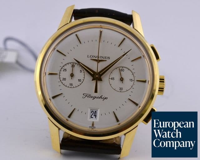 Image of Longines Flagship Heritage Chronograph
18K YG

