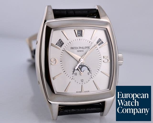 Image of Patek Philippe Gondolo Calendario 18K White Gold Silver Dial 39MM