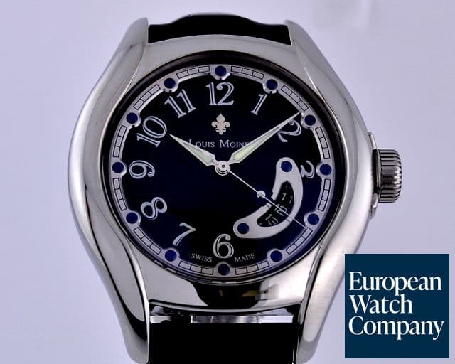 Image of Louis Moinet Datascope SS Black Dial Arabic Numerals Limited 45MM