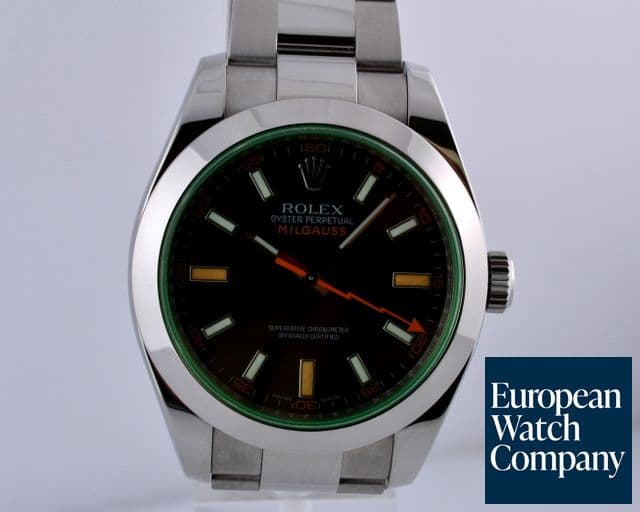 Image of Rolex Milgauss Green Crystal Anniversary Edition 
M Series (2007) 40MM