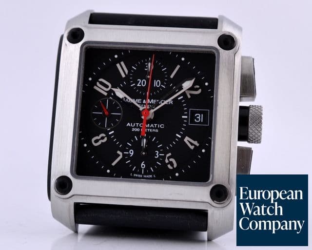 Image of Baume & Mercier Hampton Square XXL Magnum Chronograph SS 