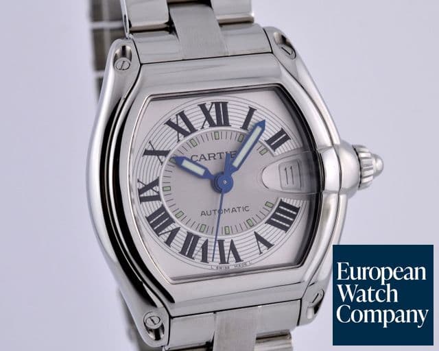 Image of Cartier Roadster Mid-Size SS/SS
Silver Dial