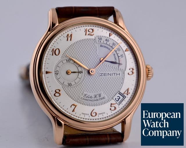 Image of Zenith Elite Hand Wound Power Reserve 18K Rose Gold 36MM