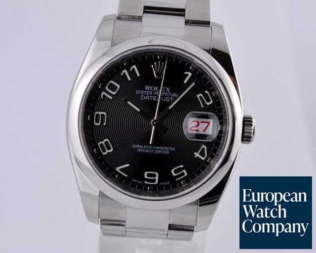 Image of Rolex Datejust Black Dial Arabic Numerals
Oyster Bracelet M Series (2009)