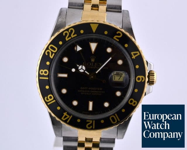 Image of Rolex GMT Master 18K / SS Black Dial
