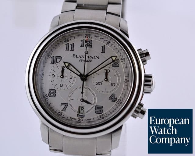 Image of Blancpain Flyback Chronograph Silver Dial SS