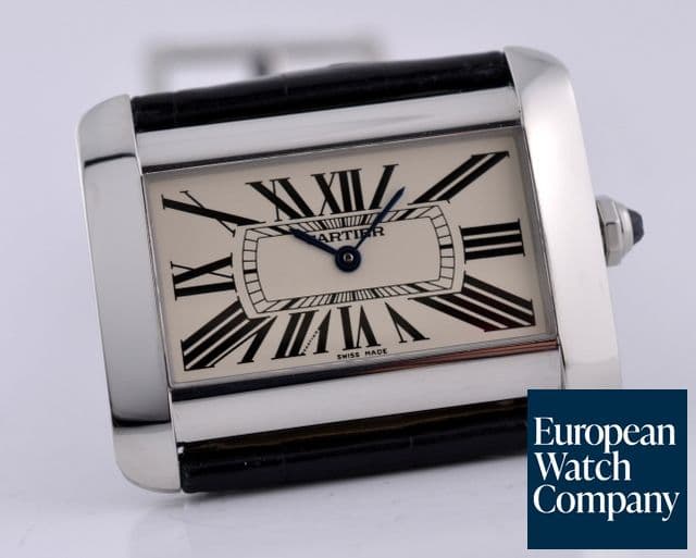 Image of Cartier Large Divan Quartz SS 

