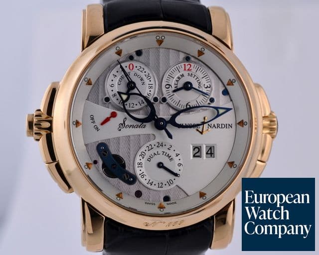 Image of Ulysse Nardin Sonata Cathedral Dual Time 18K Rose Gold 42MM
