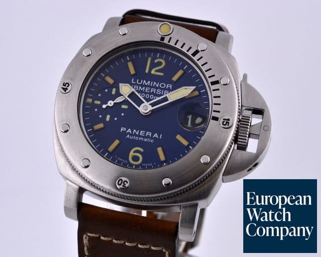 Image of Panerai Luminor Submersible 1000M SS Blue Dial 44MM