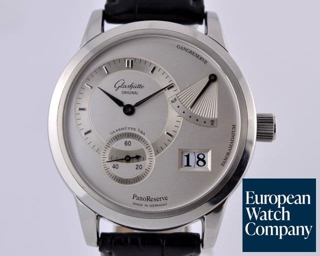Image of Glashutte Original PanoReserve SS Manual Wind Silver Dial 39MM