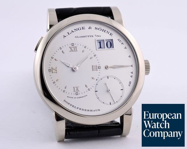 Image of A. Lange and Sohne Lange 1 18K WG Silver Dial