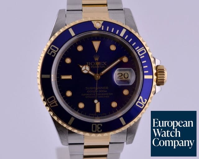 Image of Rolex Submariner 18K / SS Blue Dial  