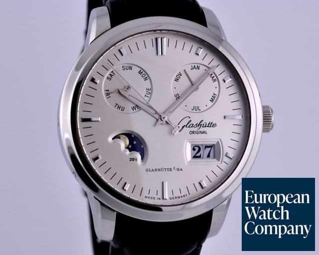 Image of Glashutte Original Senator Calendar Moon SS
