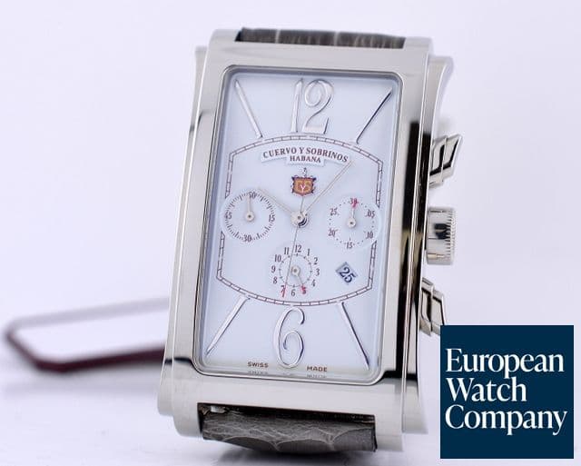 Image of Cuervo y Sobrinos Prominente Cronografo Chronograph



