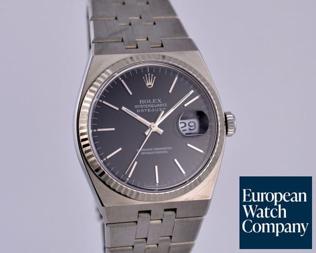Image of Rolex OysterQuartz Datejust SS Black Dial
