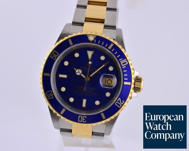 Image of Rolex Submariner 18K / SS Blue Dial 