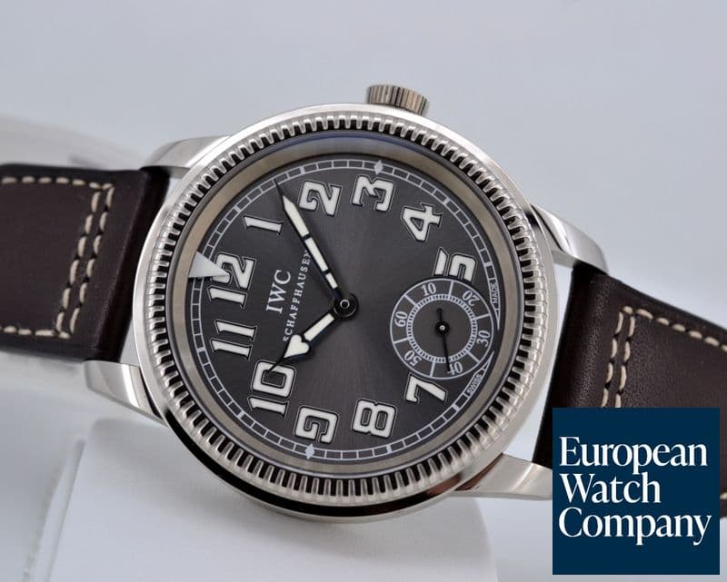Image of IWC Vintage Collection Pilot Watch 18K White Gold UNWORN