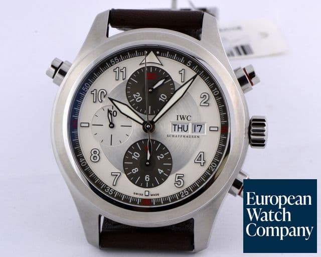 Image of IWC Pilot Spitfire Double Chronograph SS NEW